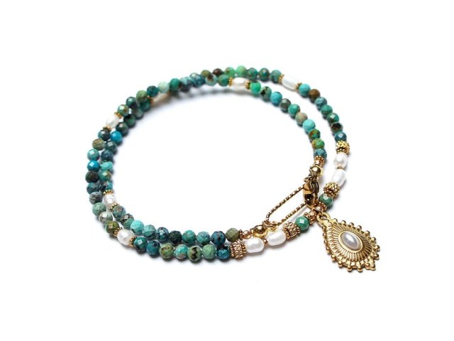 Turkus vol. 45 /choker/ naszyjnik 18.02.26 - Szlachetna kolekcja