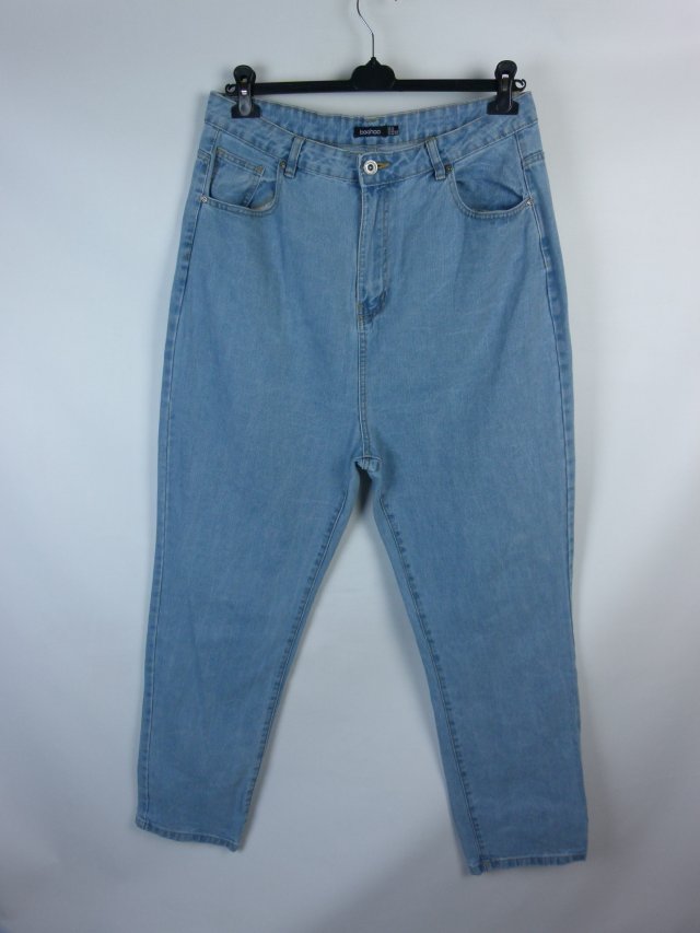 Boohoo skinny jeans high waist wysoki stan 16 / 44