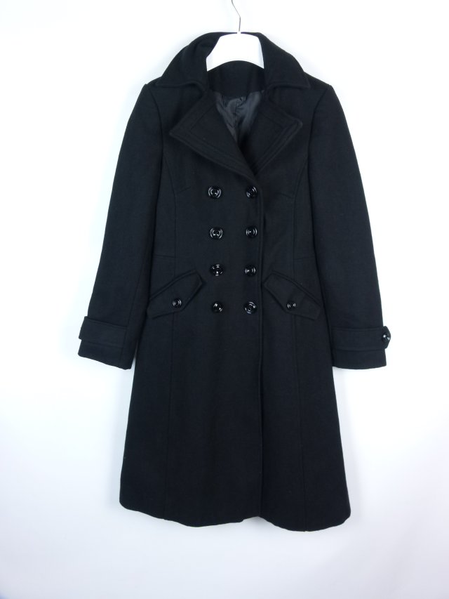 Dorothy Perkins wełniany płaszcz jesionka / M