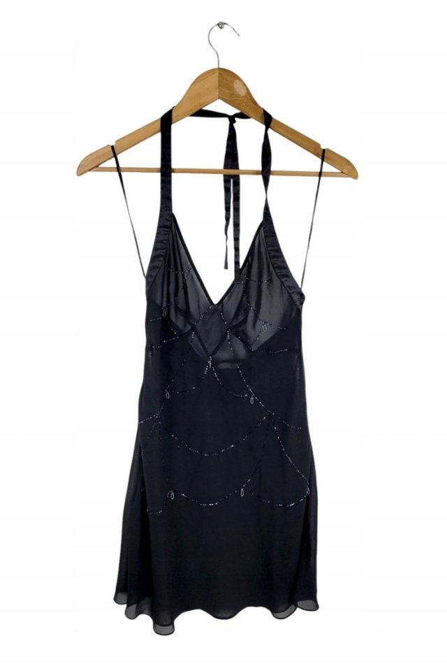 HUNKEMOLLER koszulka mgiełka aplikacje 36 S