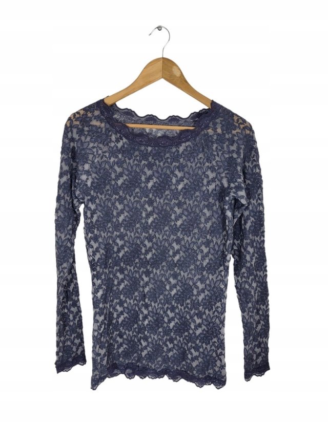 Koronkowa bluzka niebieska 38 M