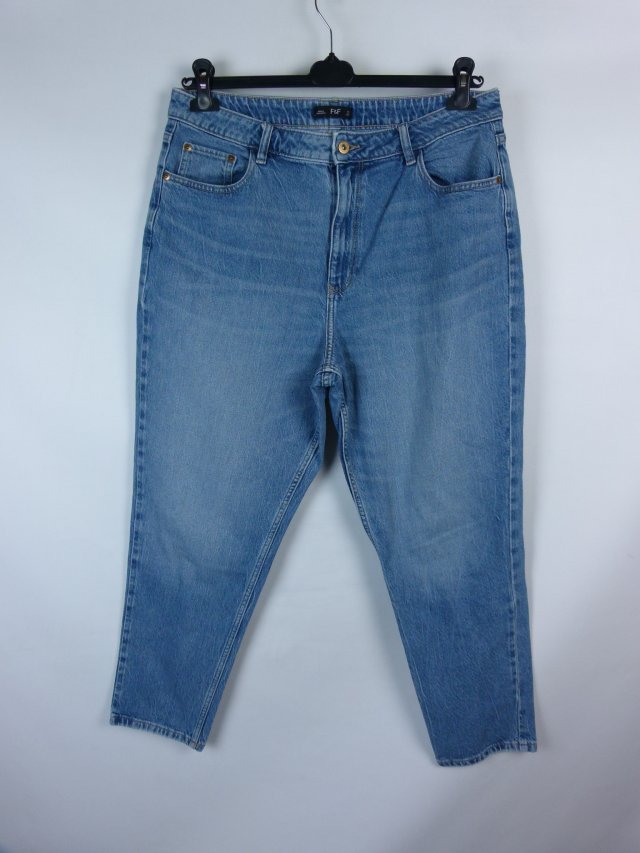 F&F mom jeans spodnie dżins 16 / 44