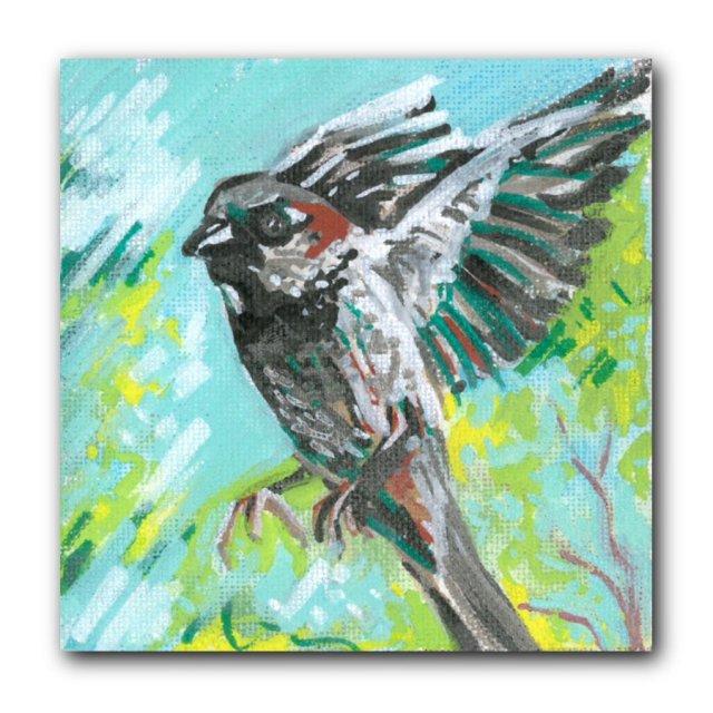 Miniatura na płótnie. ręcznie malowane