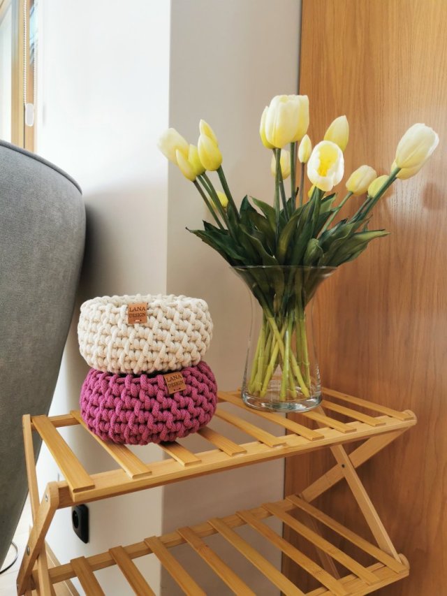 Małe koszyki organizery 2szt.