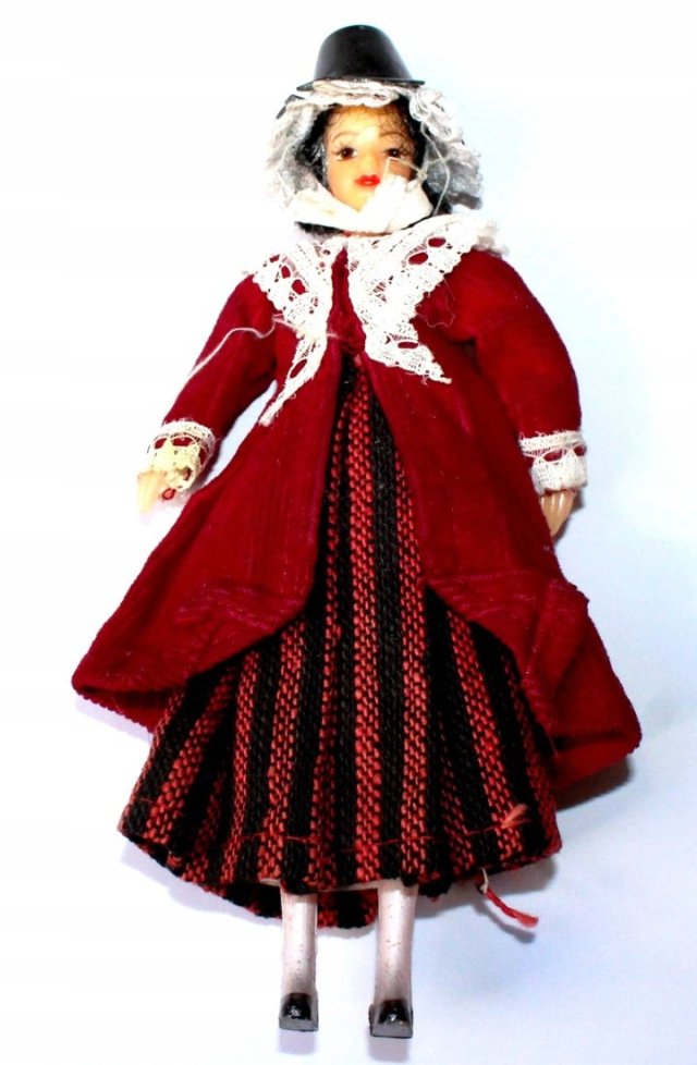 kolekcjonerska folkowa laleczka vintage