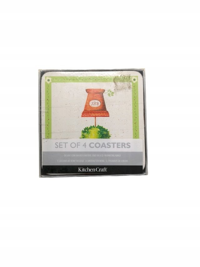 Korkowe podstawki pod kubki DRZEWKO 4szt