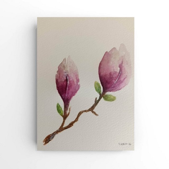 Kwiaty- obraz  akwarela