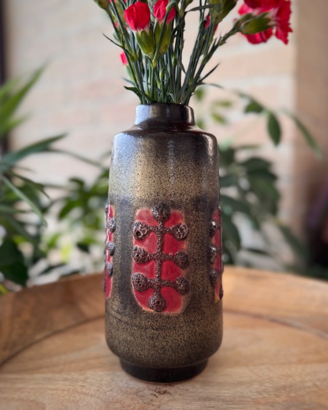 Wazon ceramiczny typu Fat lava, II połowa XX w.