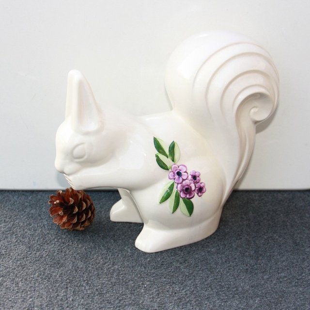 Wiewiórka ceramiczna Rosa Ljung duża