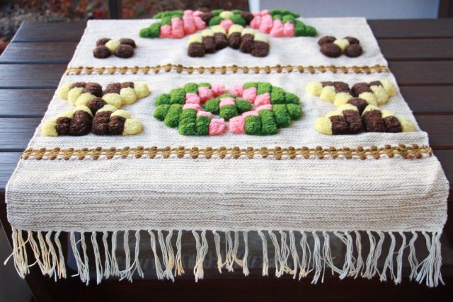 Kilim 3D makatka Bąblowa