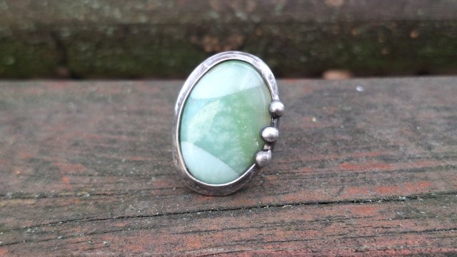 Hemimorfit - pierścionek regulowany