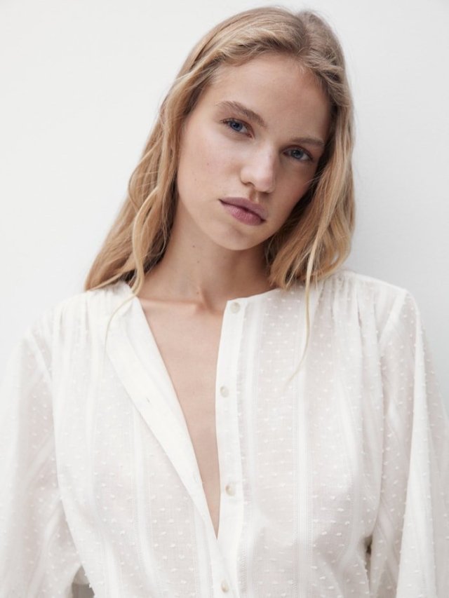 Massimo Dutti bawełna plumeti