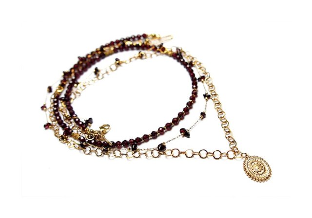 Triple vol. 2 - Granaty /naszyjnik/ 05.02.26 - Szlachetna kolekcja