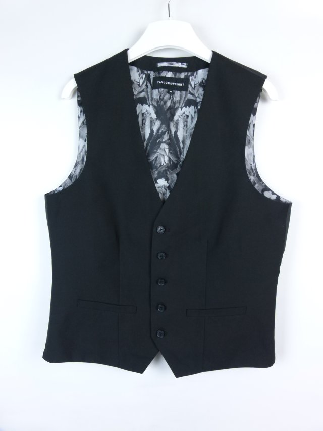 Taylor & Wright elegancka kamizelka garniturowa / M
