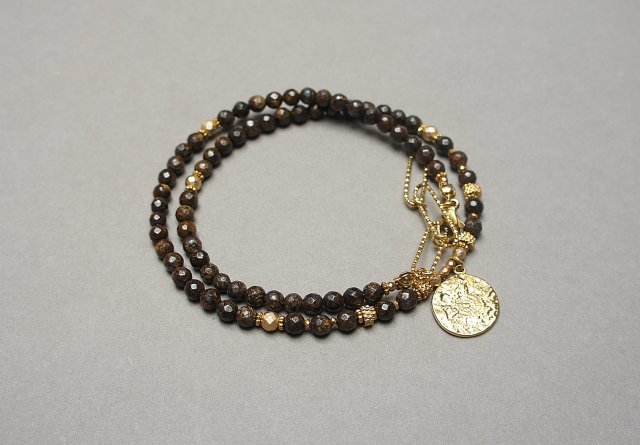 Bronzyt /choker/ 26.10.25 naszyjnik - Szlachetna kolekcja