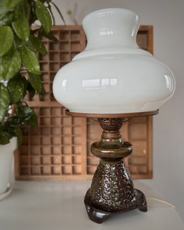 Lampa G-8 zielona, A. Sadulski, Mirostowice, PRL