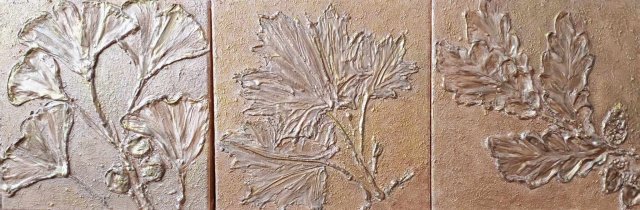 SZLACHETNY TRYPTYK - OBRAZ STRUKTURALNY Z TEKSTURĄ 3D