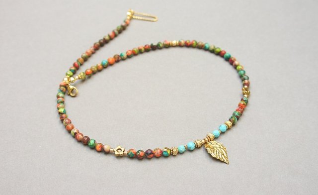 Jaspis cesarski choker - Szlachetna kolekcja /10.09.25/