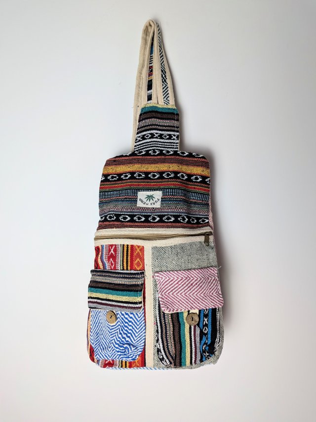 plecak konopny hemp etno | indie | boho patchwork