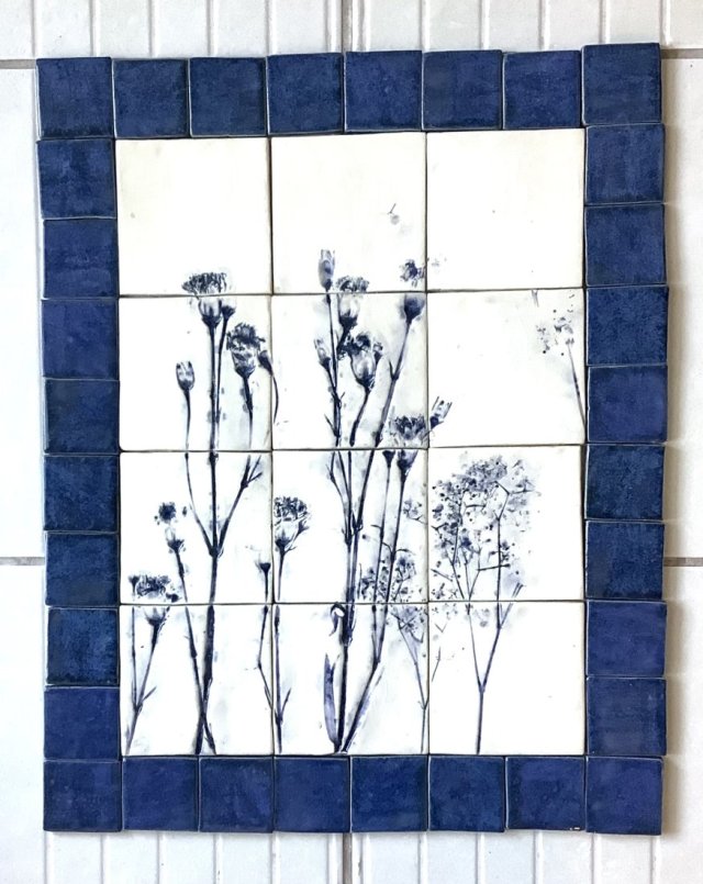 Zestaw kafli ceramicznych "Delft"