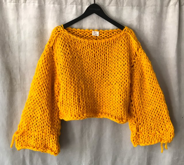 HAND MADE sweterek oversize nowy onesize