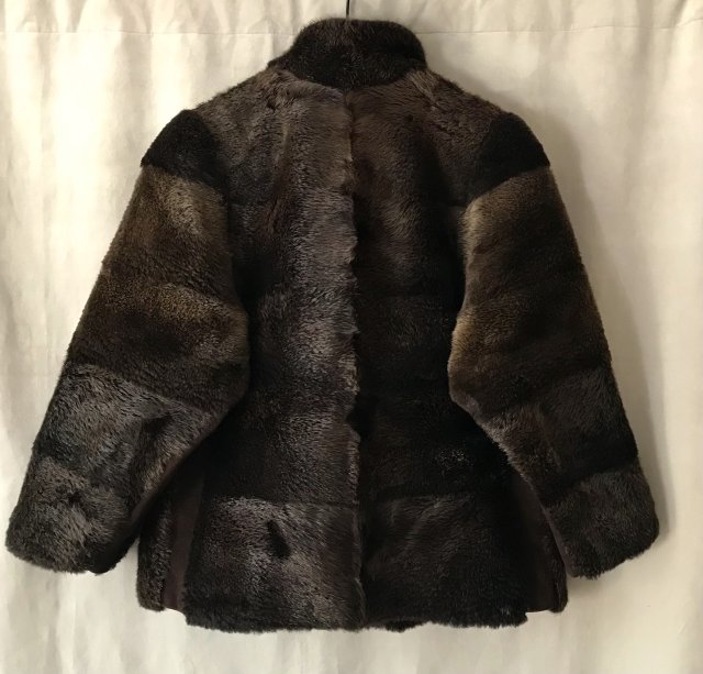 Futro, kurtka sobole brąz M