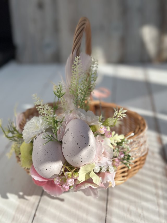 Koszyczek wielkanocny, koszyk wiklinowy na święcone