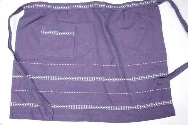 RETRO fartuszek kuchenny vintage fiolet