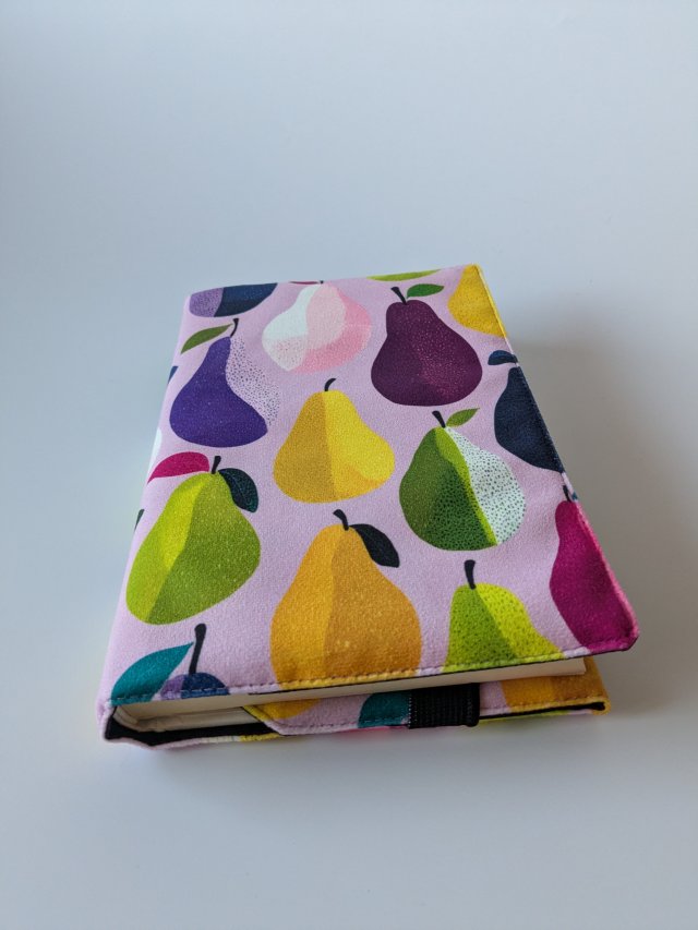Etui na książkę - kolorowe gruszki