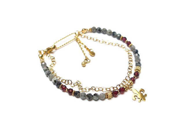 Larvikit /14.11.25/ - bransoletka - Szlachetna kolekcja