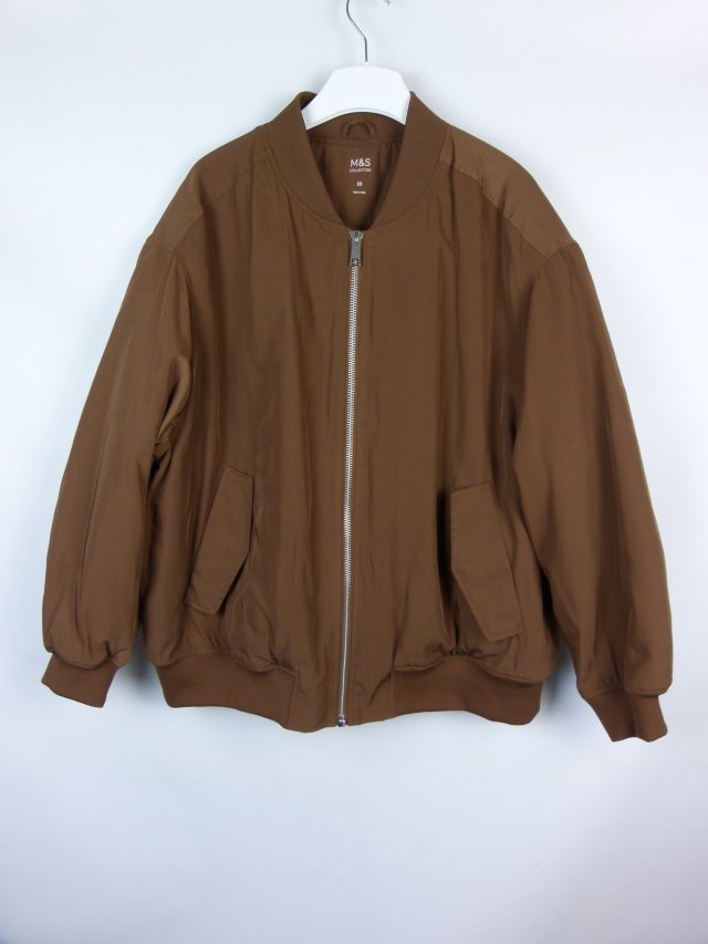 Marks & Spencer lekko ocieplana kurtka bomberka toffi 22 / 50