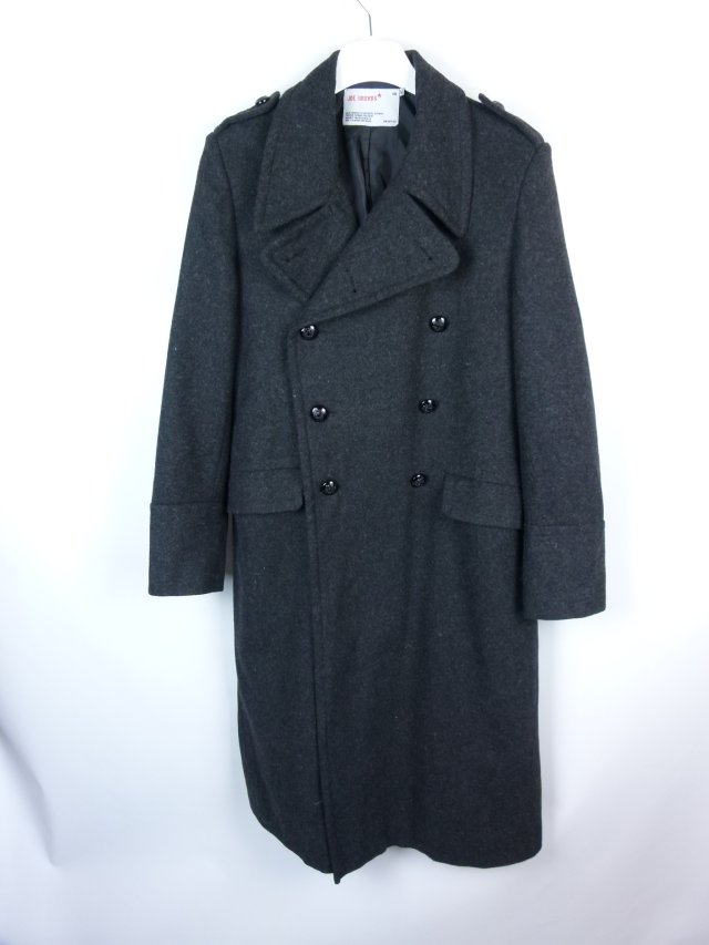 Joe Browns Army Surplus wełniany płaszcz za kolano / M