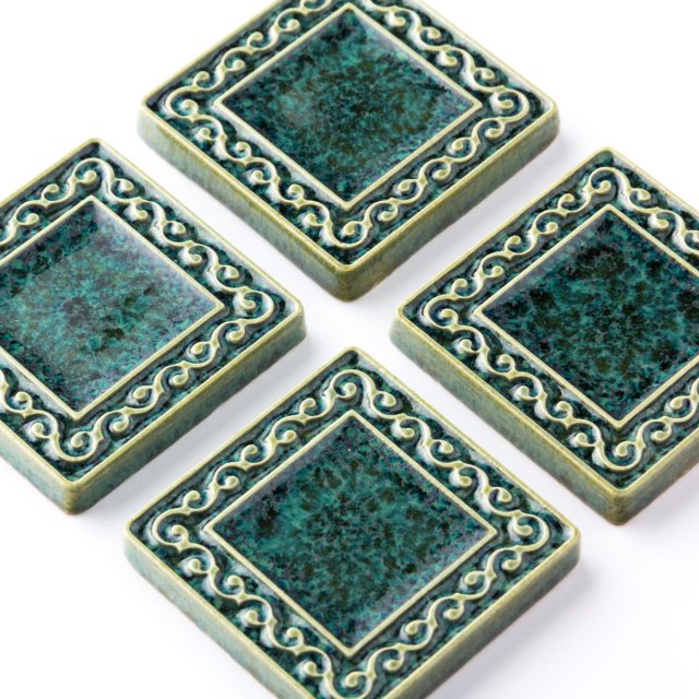 Kafle VIVACE zieleń szmaragdowa, 5cm x 5cm