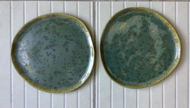 Duże talerze ręcznie robione