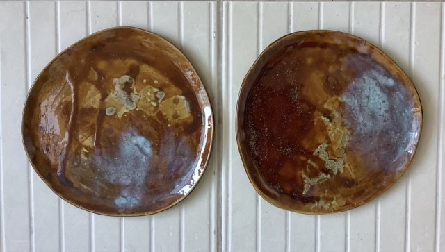 Duże talerze ręcznie robione