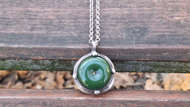 Wiosenna trawka - wisiorek