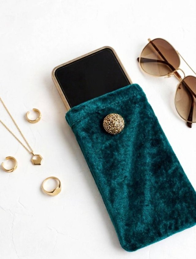 WELUROWE ETUI NA TELEFON case komórka velvet
