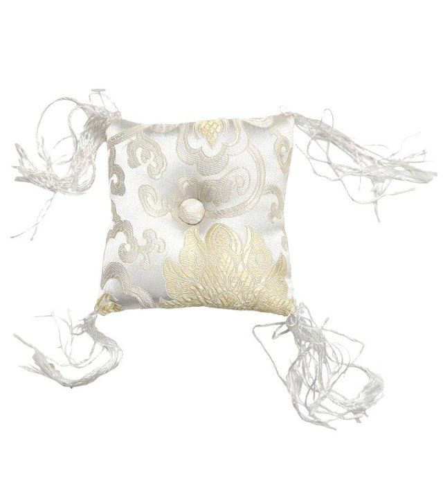 Poduszka na igły glamour frędzle ornament wzór