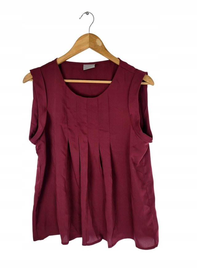 VERO MODA bordowa bluzka damska 40 L