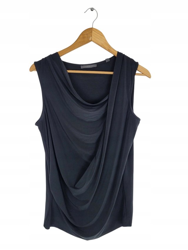 ESPRIT bluzka waterfall dekolt lejący 40 L