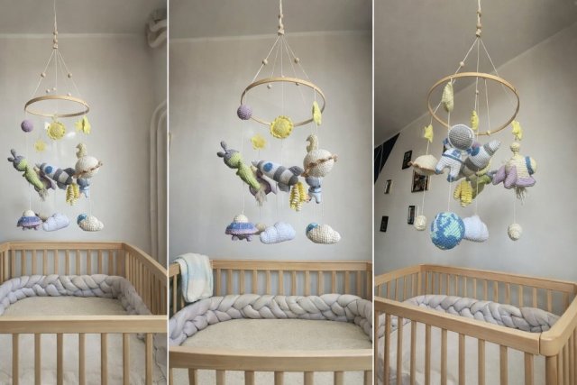 Karuzela do łóżeczka Kosmos