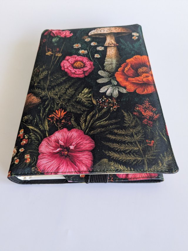 Etui otulacz na książkę - grzyby