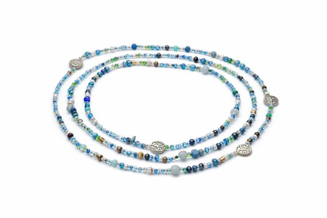 Naszyjnik Etno z Talizmanami Szczęścia