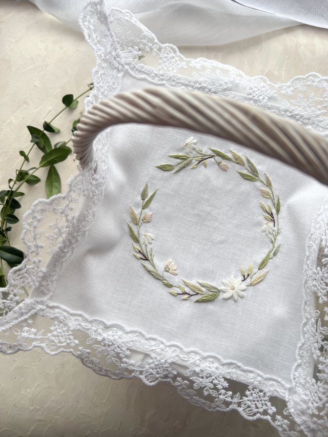 Haftowana serwetka wielkanocna