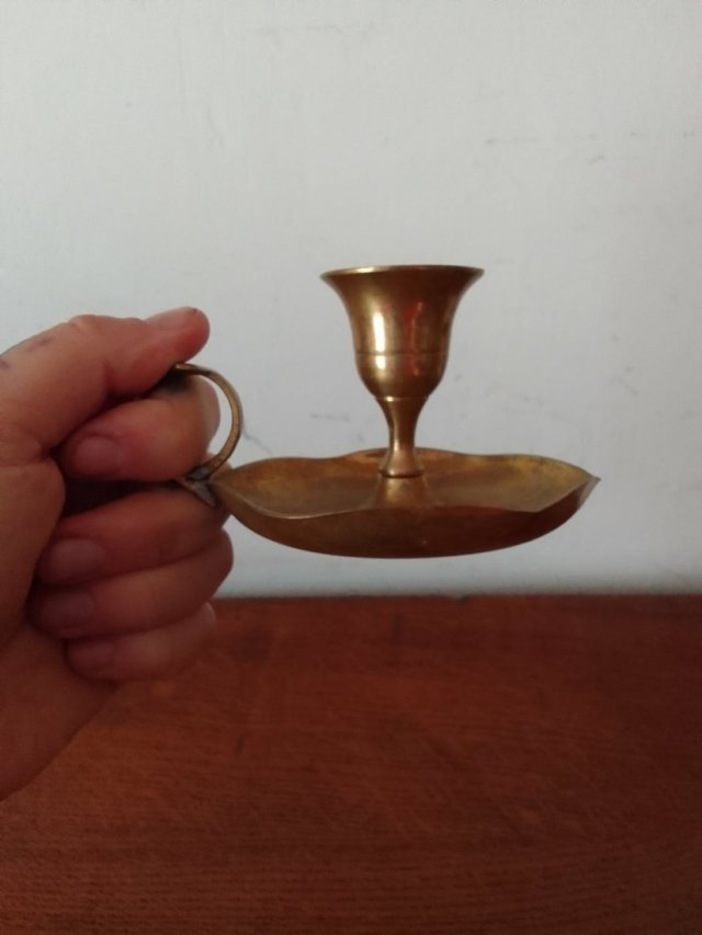 RETRO VINTAGE ŚWIECZNIK  KAGANEK