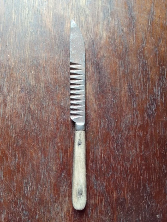 VINTAGE kolekcjonerski  ZABYTKOWY NÓŻ DO SERA