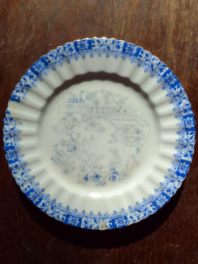 Talerz Deserowy China Blau - porcelana vintage