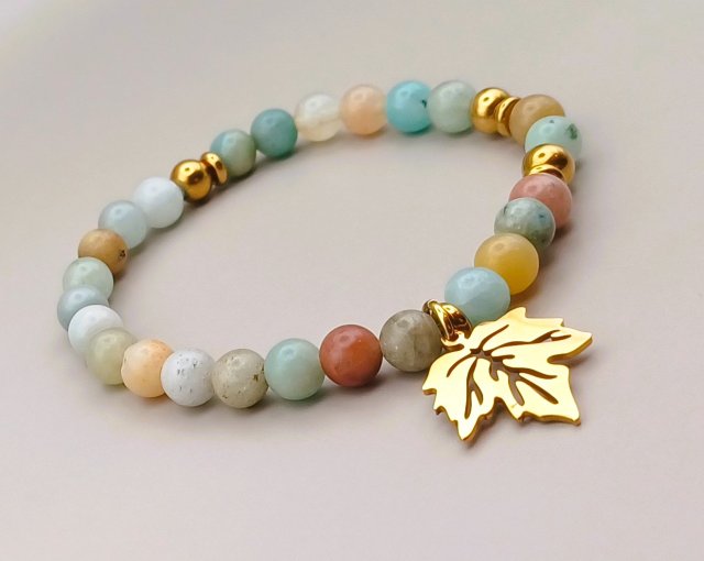 Bransoletka z naturalnych kamieni