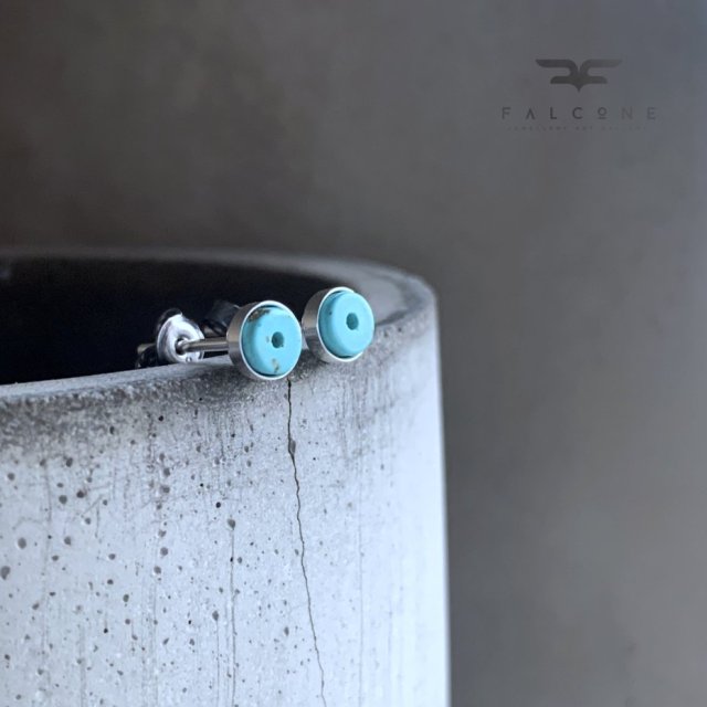 Kolczyki Z Błękitnym Turkusem