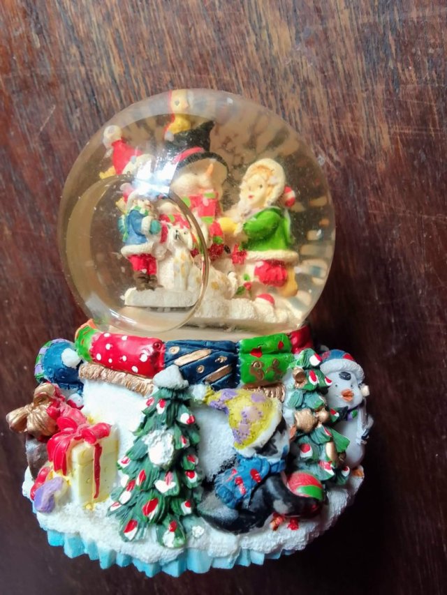 VINTAGE KULA ŚNIEŻNA MIKOŁAJ